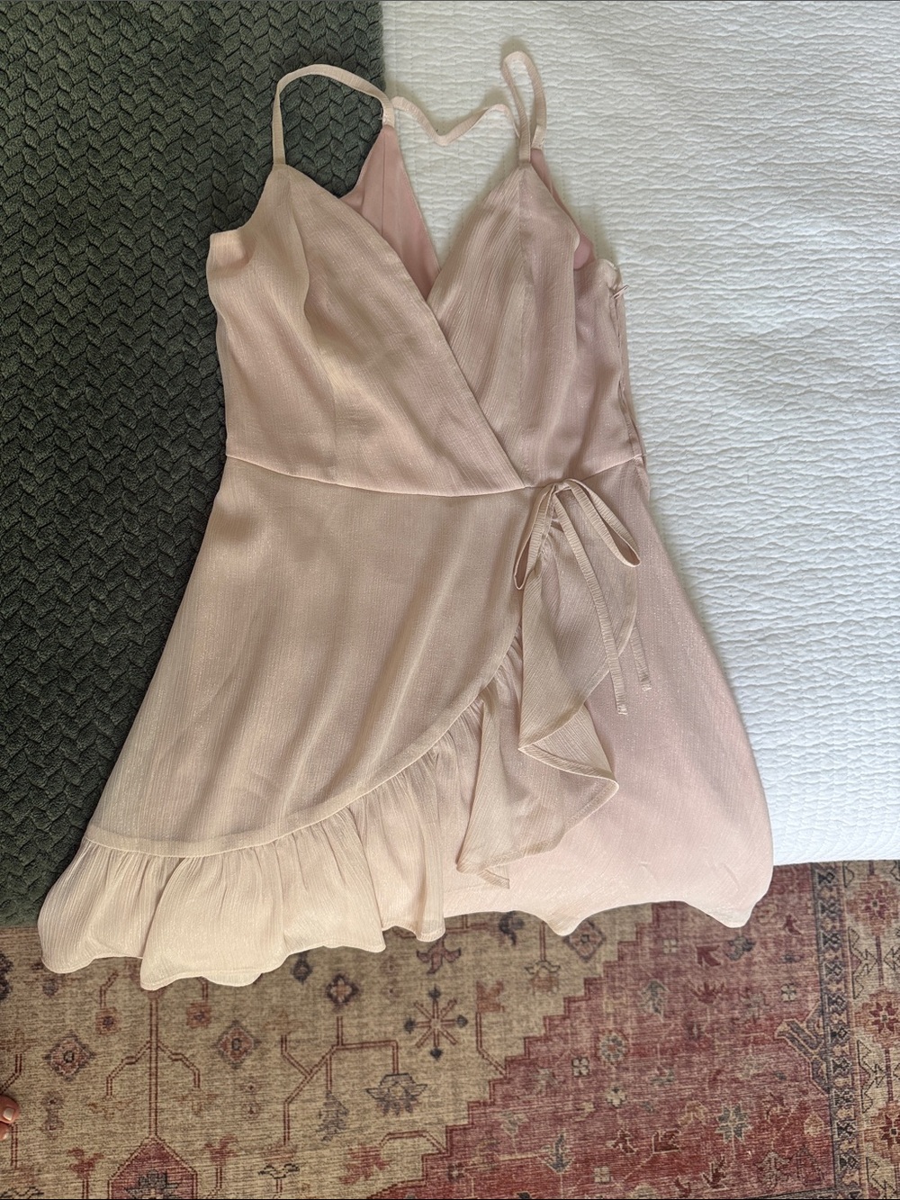 Speechless Soft Blush Pink Mini Dress
